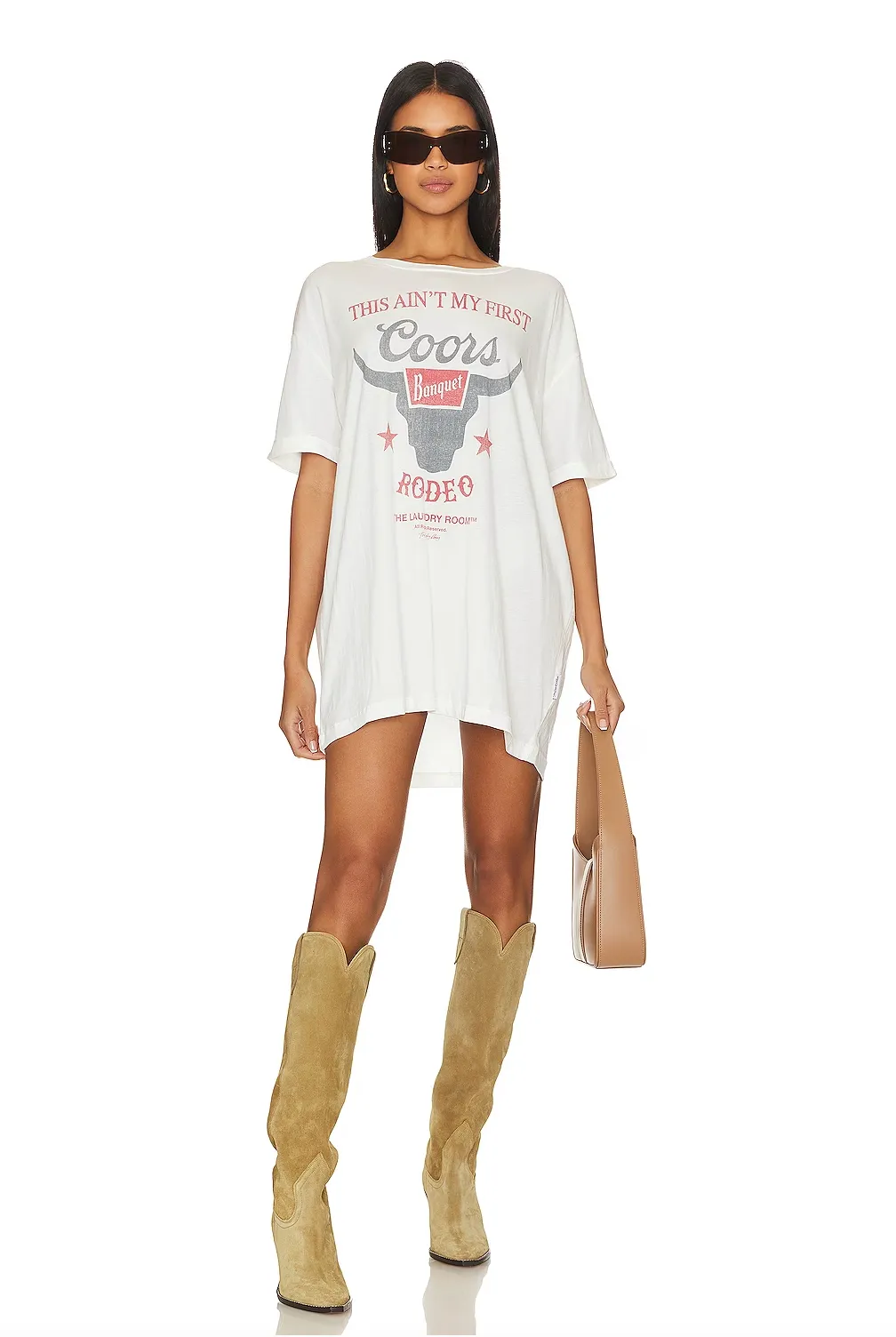 NEW!! Ain't My First Rodeo Oversized Tee sold by Glitzy Bella product image thumbnail 2