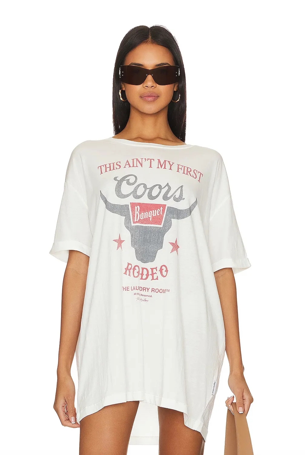 NEW!! Ain't My First Rodeo Oversized Tee sold by Glitzy Bella