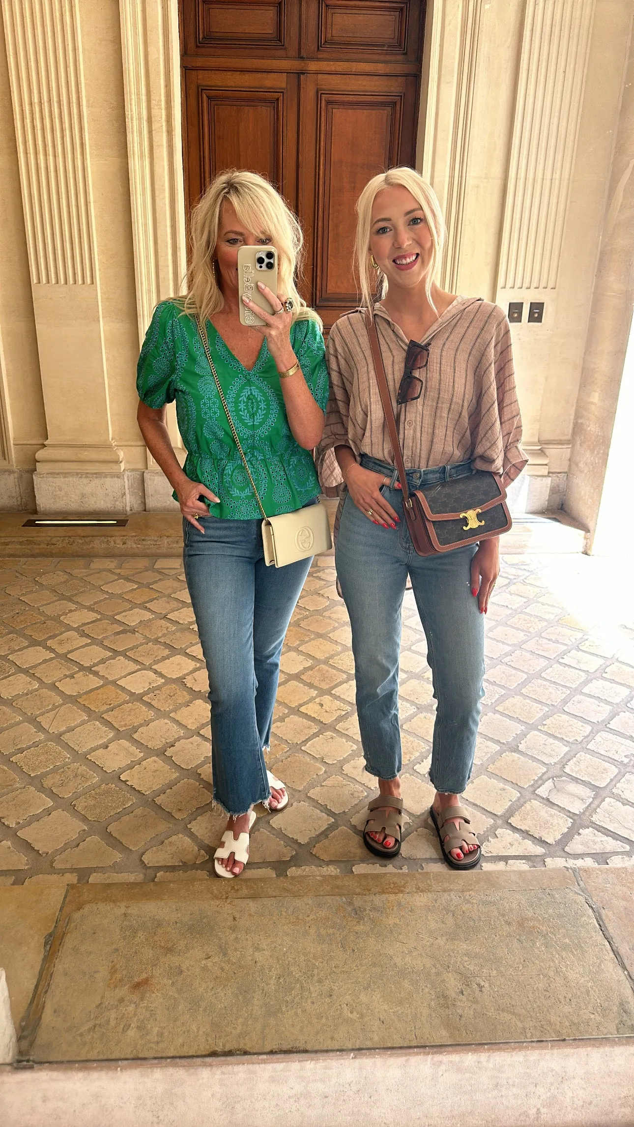 FINAL SALE!! Embroidered Peplum Top in Green sold by Glitzy Bella product image thumbnail 4