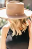 FINAL SALE!! The Beverly Wool Panama in Taupe sold by Glitzy Bella