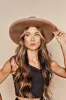 FINAL SALE!! The Beverly Wool Panama in Taupe sold by Glitzy Bella