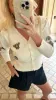 FINAL SALE!! Crystal Bee Cardigan in White sold by Glitzy Bella