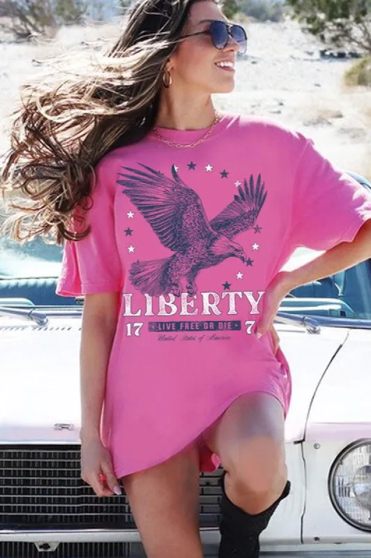 NEW!! Liberty Graphic Tee sold by Glitzy Bella