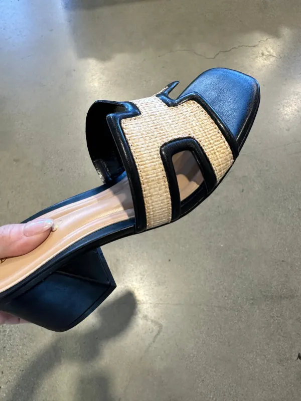 FINAL SALE!! The Coco Heel in Black sold by Glitzy Bella