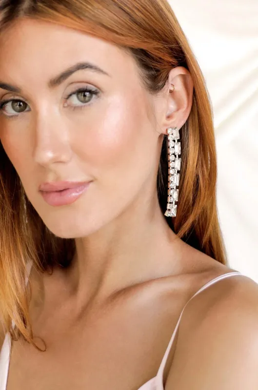 NEW!! Date Night Crystal Drop 18K Gold Plated Earrings by Ettika sold by Glitzy Bella