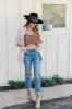 FINAL SALE!! Main Stage Rhinestone Tank in Bronze sold by Glitzy Bella