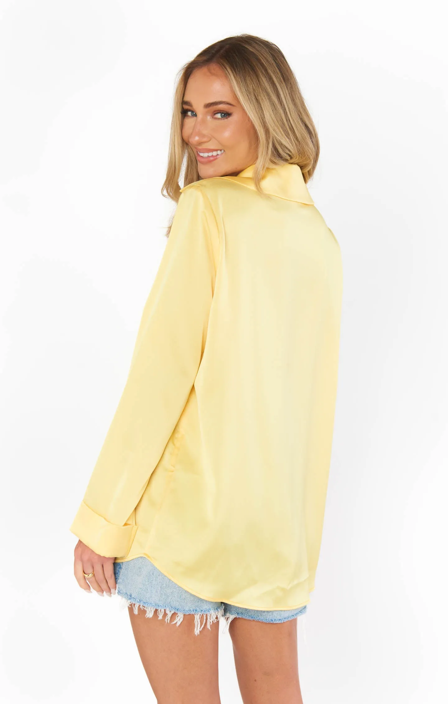 FINAL SALE!! Smith Button Down in Yellow by Show Me Your Mumu sold by Glitzy Bella product image thumbnail 4