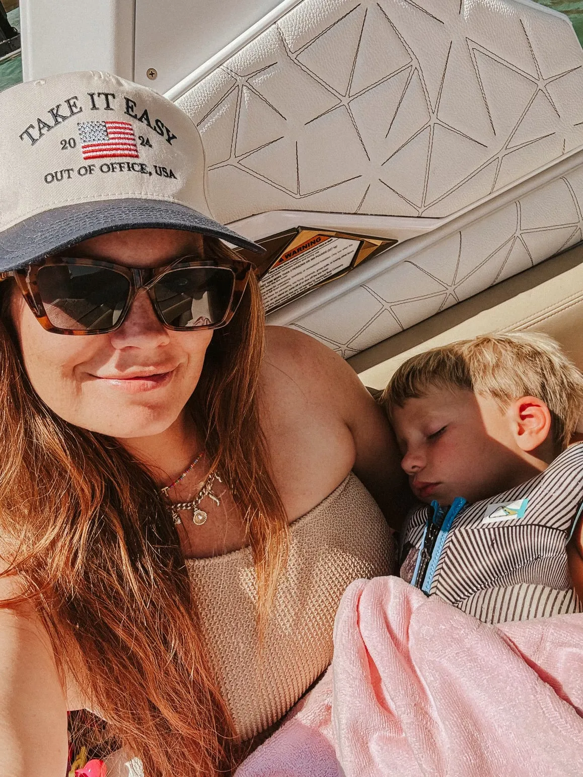 AS SEEN ON WHITNEY RIFE!! Take it Easy Vintage Trucker Hat sold by Glitzy Bella product image thumbnail 4