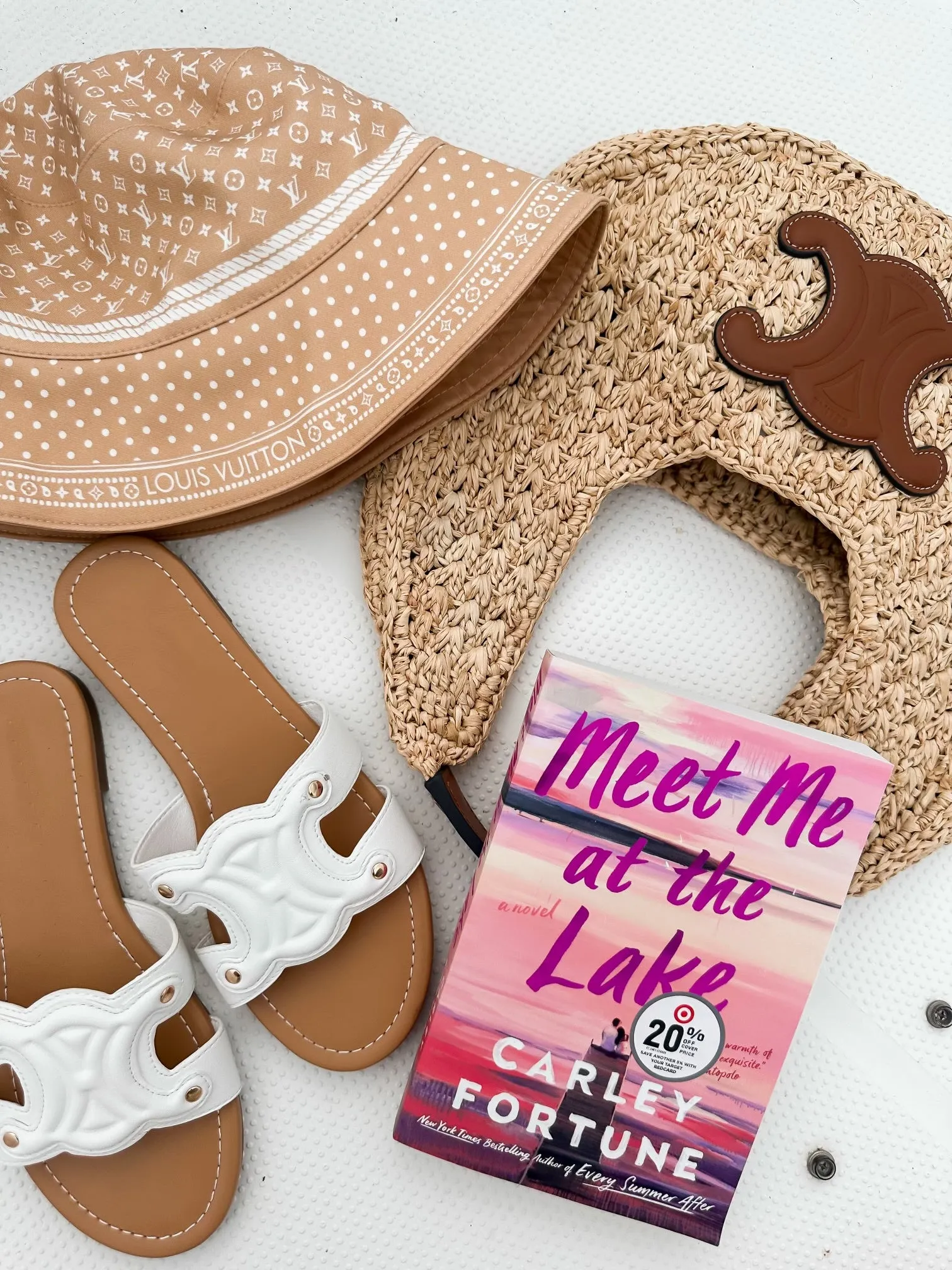 AS SEEN ON WHITNEY RIFE!! London Sandal in White sold by Glitzy Bella product image thumbnail 3