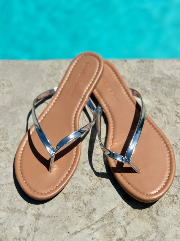 FINAL SALE!! Silver Metallic Sandal sold by Glitzy Bella