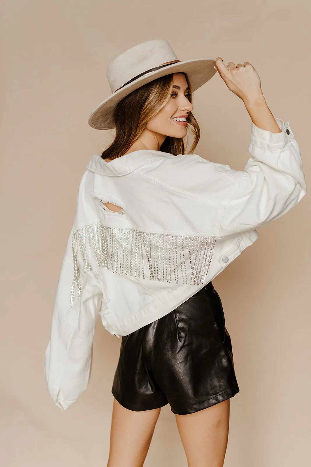 FINAL SALE!! The Navajo Feather Banded Hat in Ivory sold by Glitzy Bella product image thumbnail 4