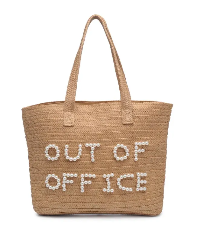 NEW!! Pearl "Out Of Office" Beach Bag sold by Glitzy Bella product image thumbnail 3
