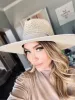 BEST SELLER!! The Palm Desert Straw Panama Hat in Light sold by Glitzy Bella