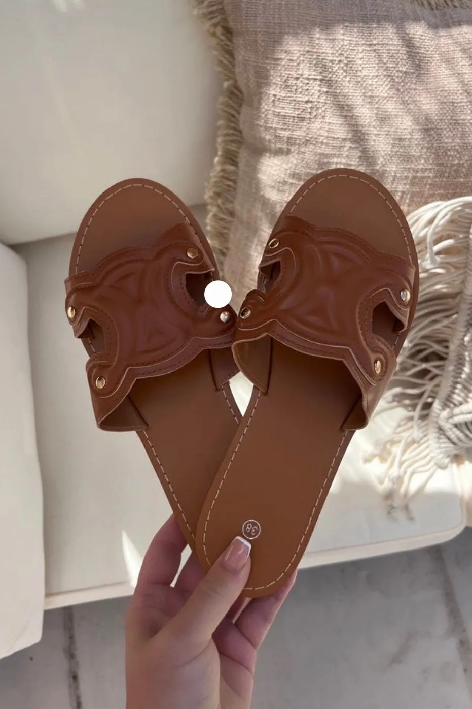 FINAL SALE!! London Sandal in Brown sold by Glitzy Bella product image thumbnail 2