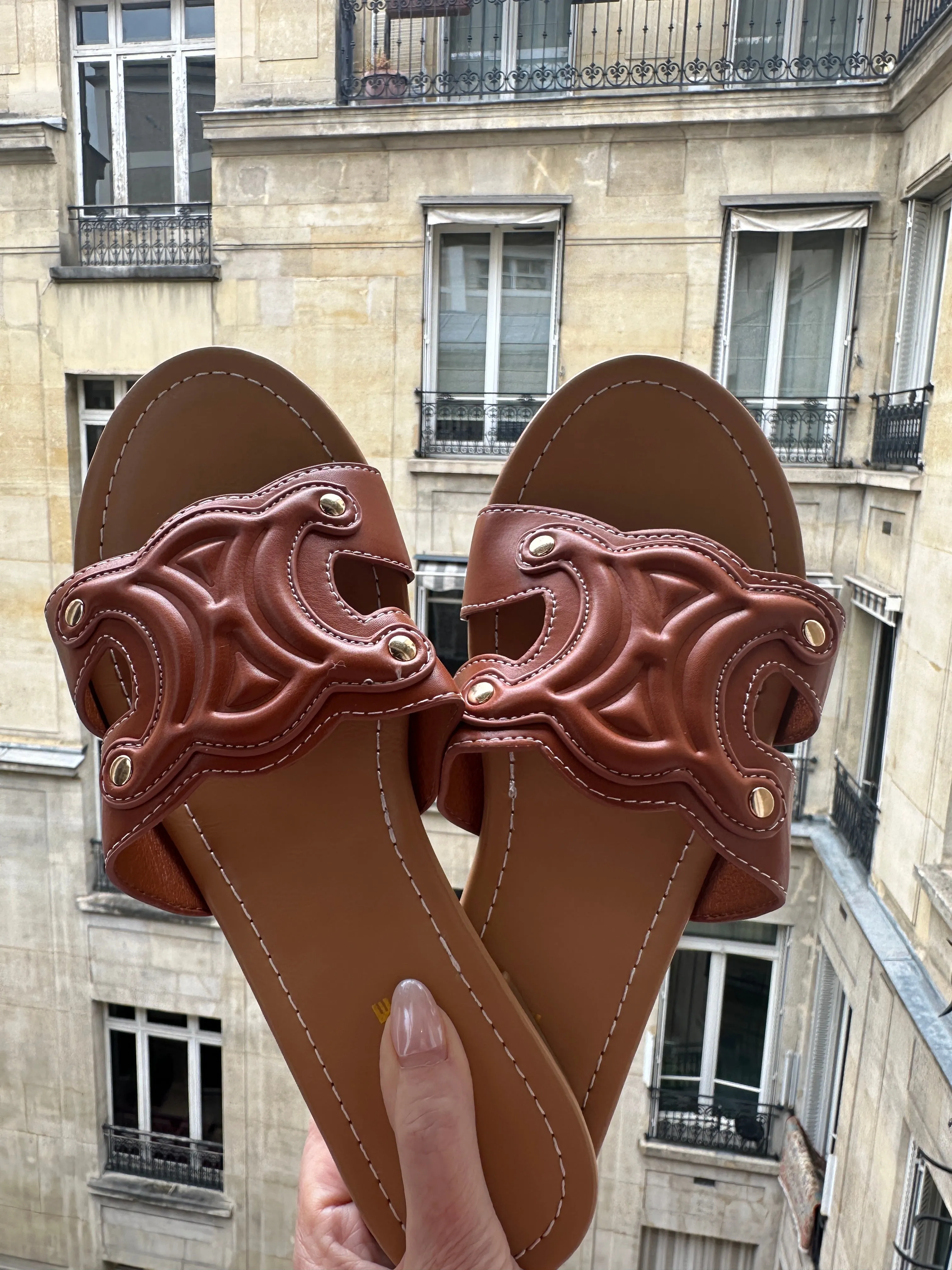 FINAL SALE!! London Sandal in Brown sold by Glitzy Bella