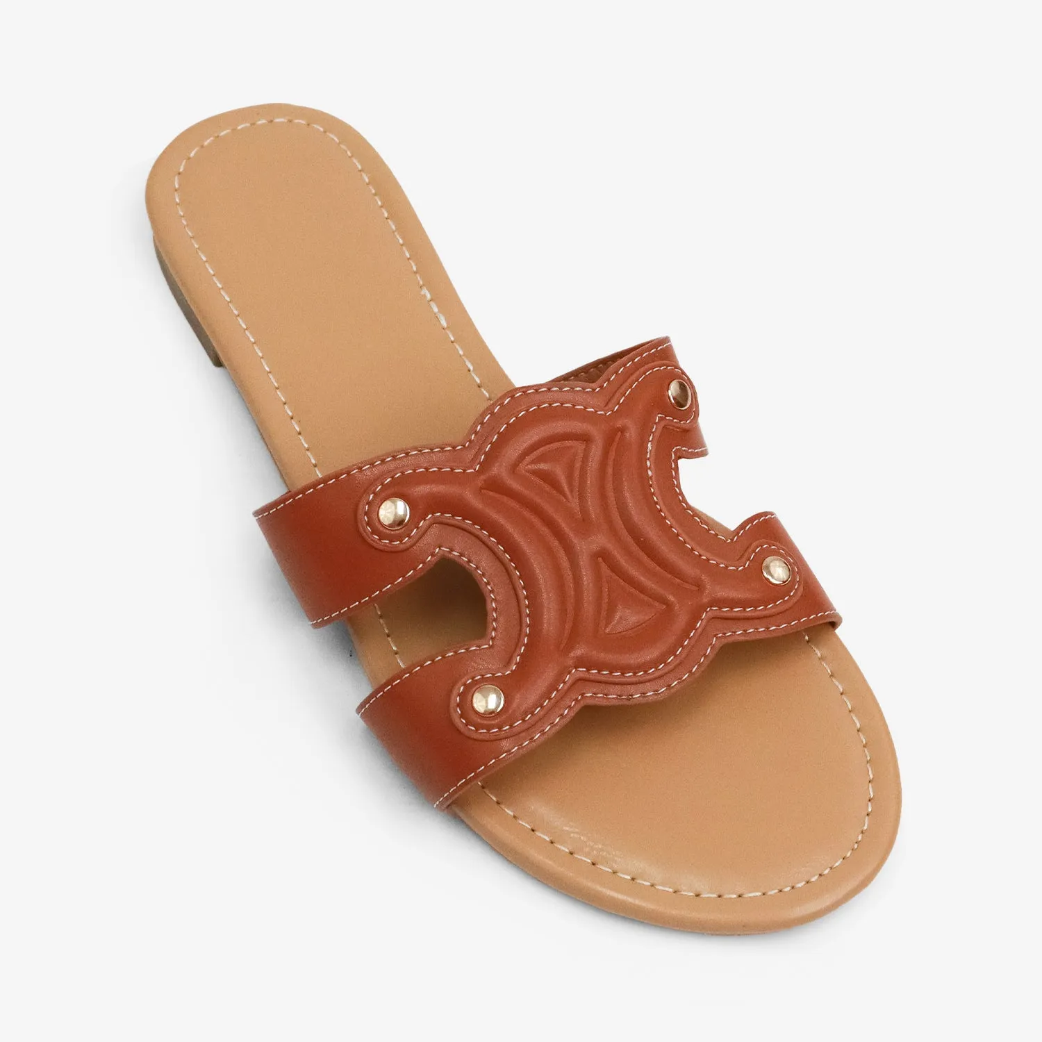 FINAL SALE!! London Sandal in Brown sold by Glitzy Bella product image thumbnail 4