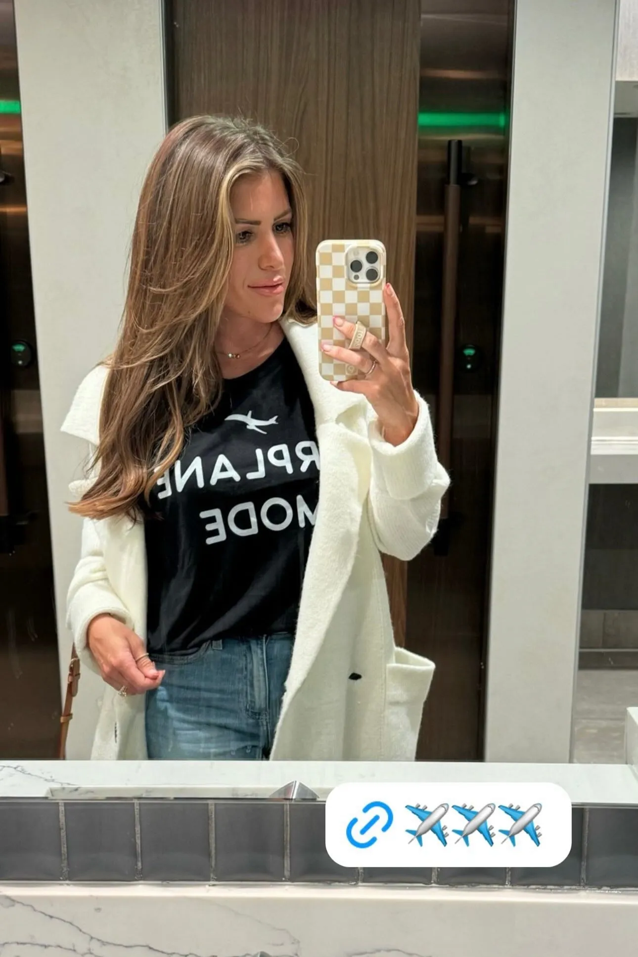 FINAL SALE!! Airplane Mode Tee sold by Glitzy Bella product image thumbnail 2