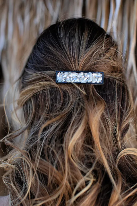 FINAL SALE!! Crystal Cluster Hair Clip sold by Glitzy Bella