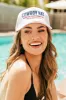 FINAL SALE!! Cowboy Trucker Hat in White sold by Glitzy Bella