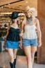 NEW!! Ella Lace Peplum Top in 2 Colors sold by Glitzy Bella