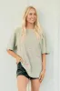 NEW!! Tiger Graphic Tee in Tan sold by Glitzy Bella