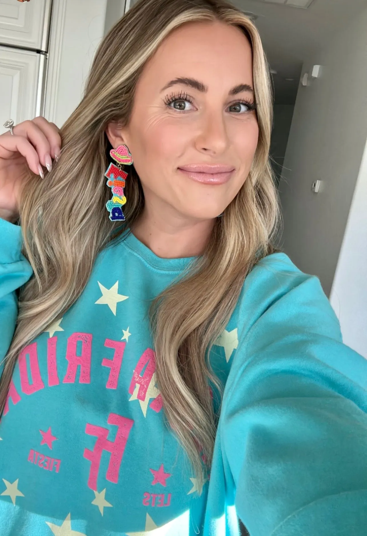 “AS SEEN on KRISTA HORTON” Fiesta Friday Earring! sold by Glitzy Bella