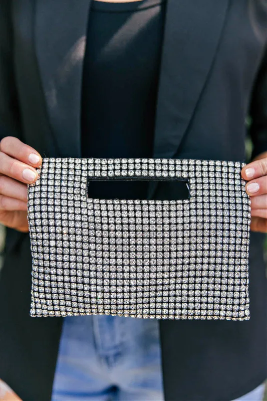 NEW!! City Nights Rhinestone Clutch sold by Glitzy Bella