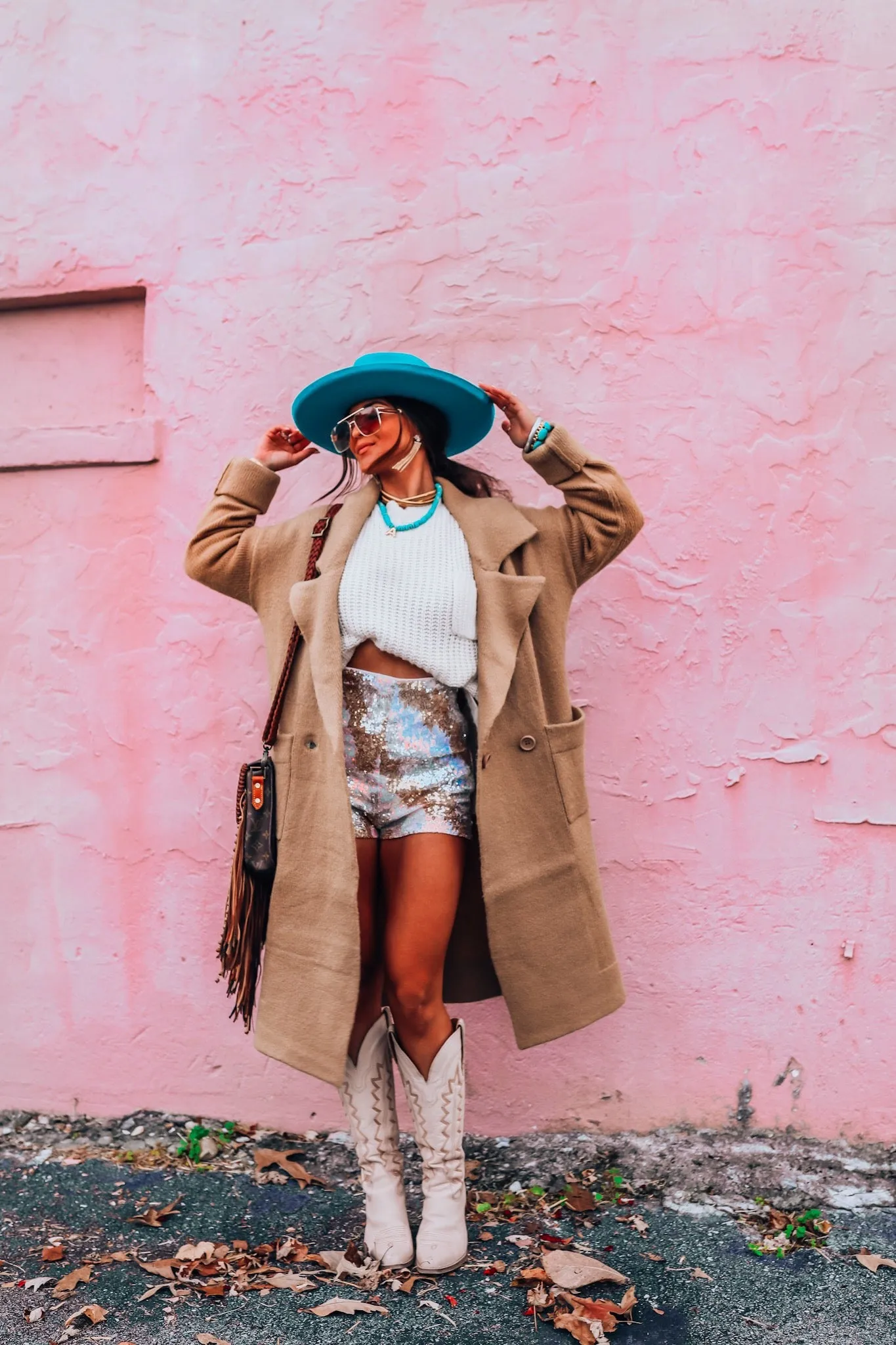 BEST SELLER!! Melrose Oversized Cardigan by Show Me Your Mumu in Camel sold by Glitzy Bella product image thumbnail 4