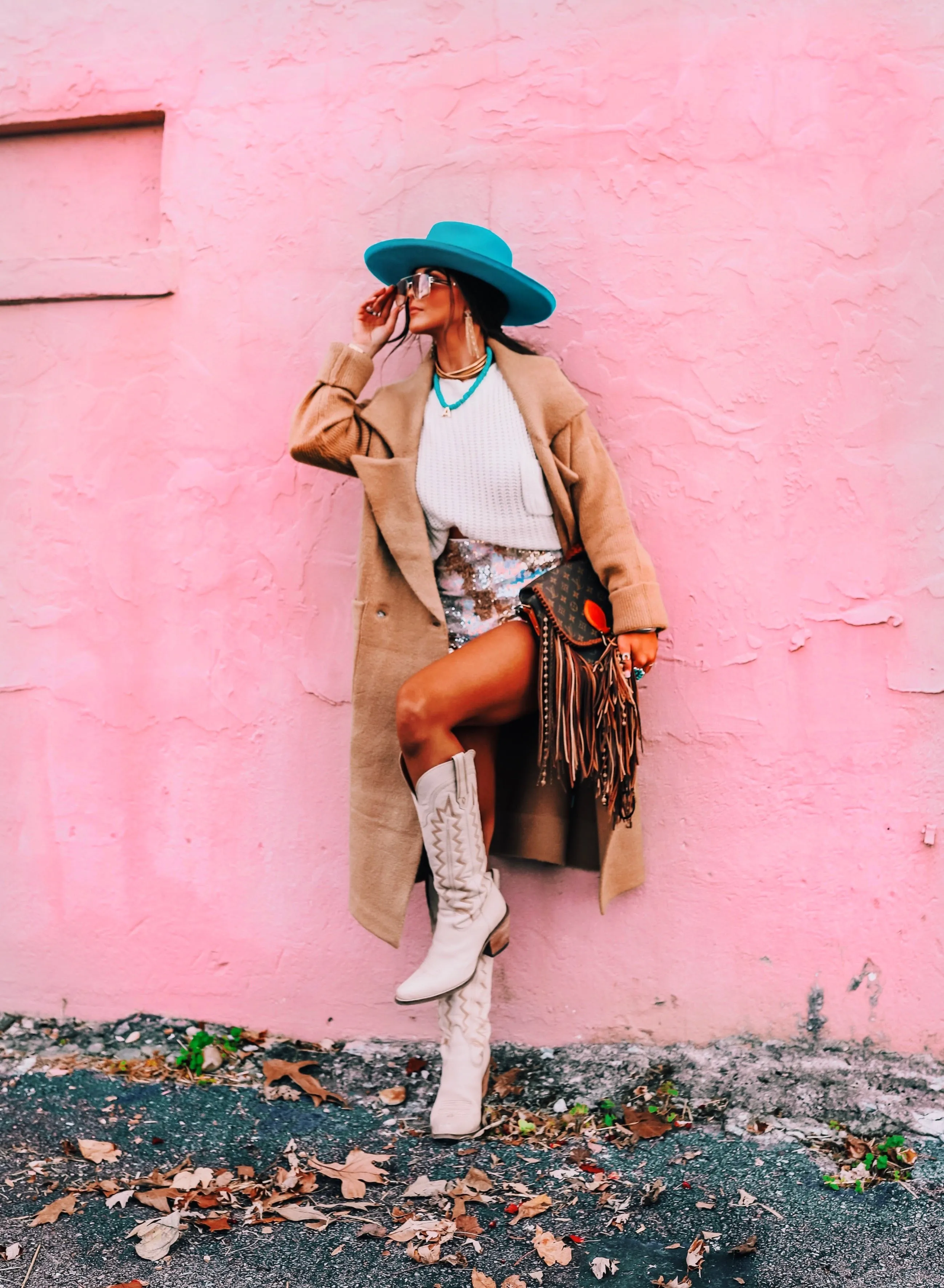 BEST SELLER!! Melrose Oversized Cardigan by Show Me Your Mumu in Camel sold by Glitzy Bella product image thumbnail 2