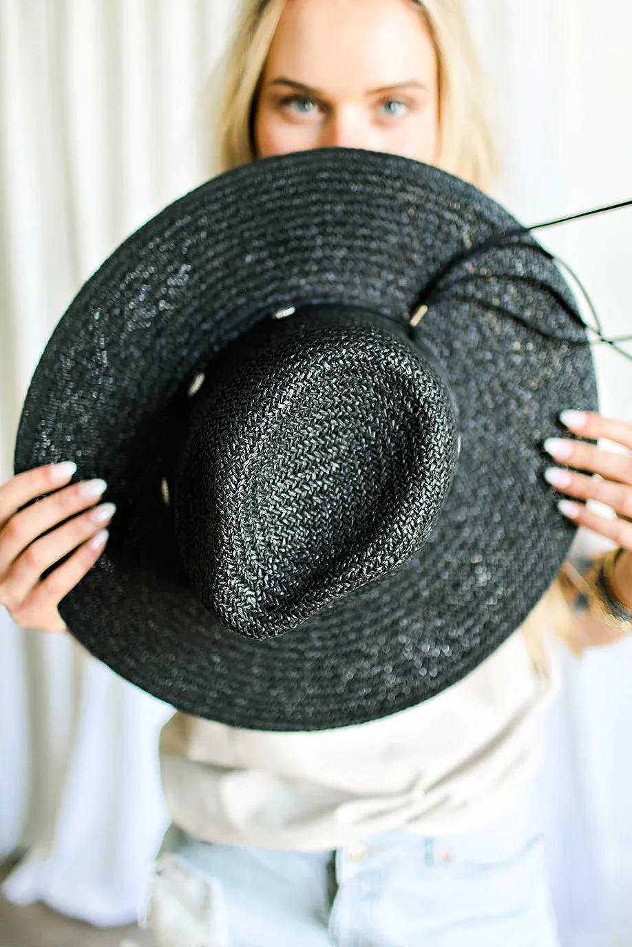NEW!! Bandera Straw Hat in 2 Colors! sold by Glitzy Bella product image thumbnail 4