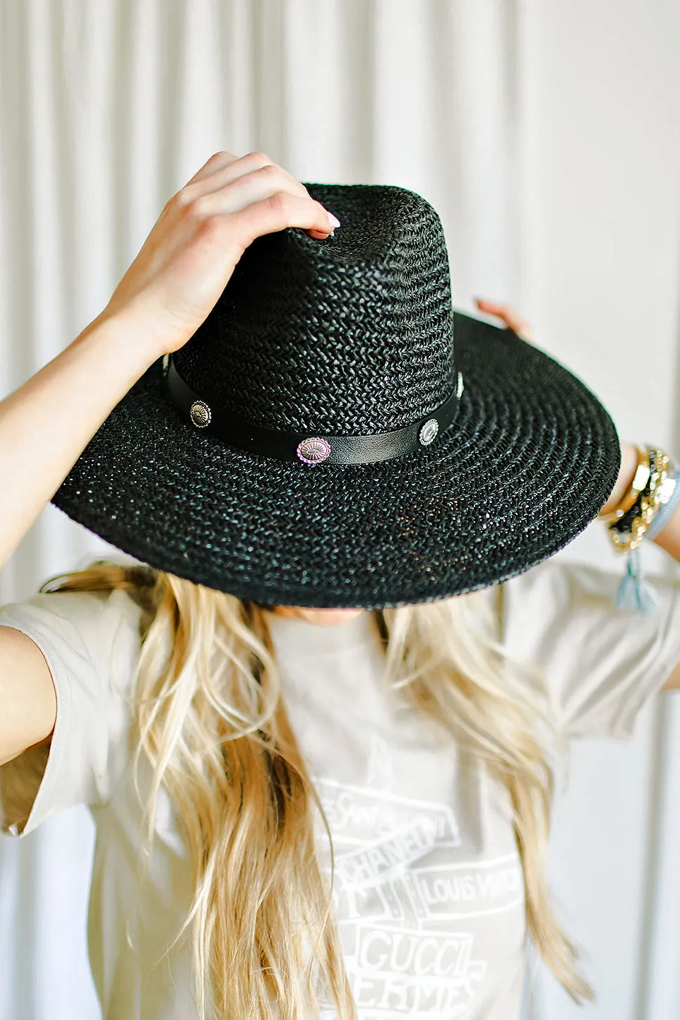 NEW!! Bandera Straw Hat in 2 Colors! sold by Glitzy Bella product image thumbnail 3