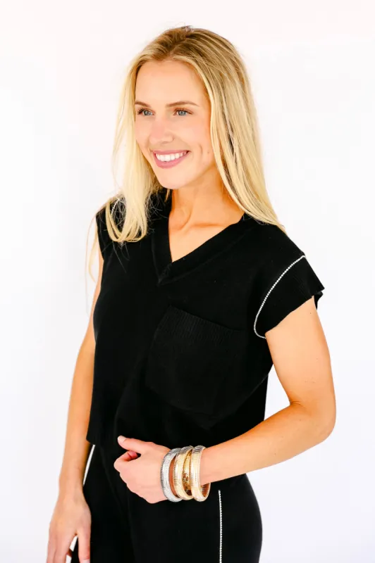 NEW!! The Cozy Chic Set in Black - Pre Order sold by Glitzy Bella