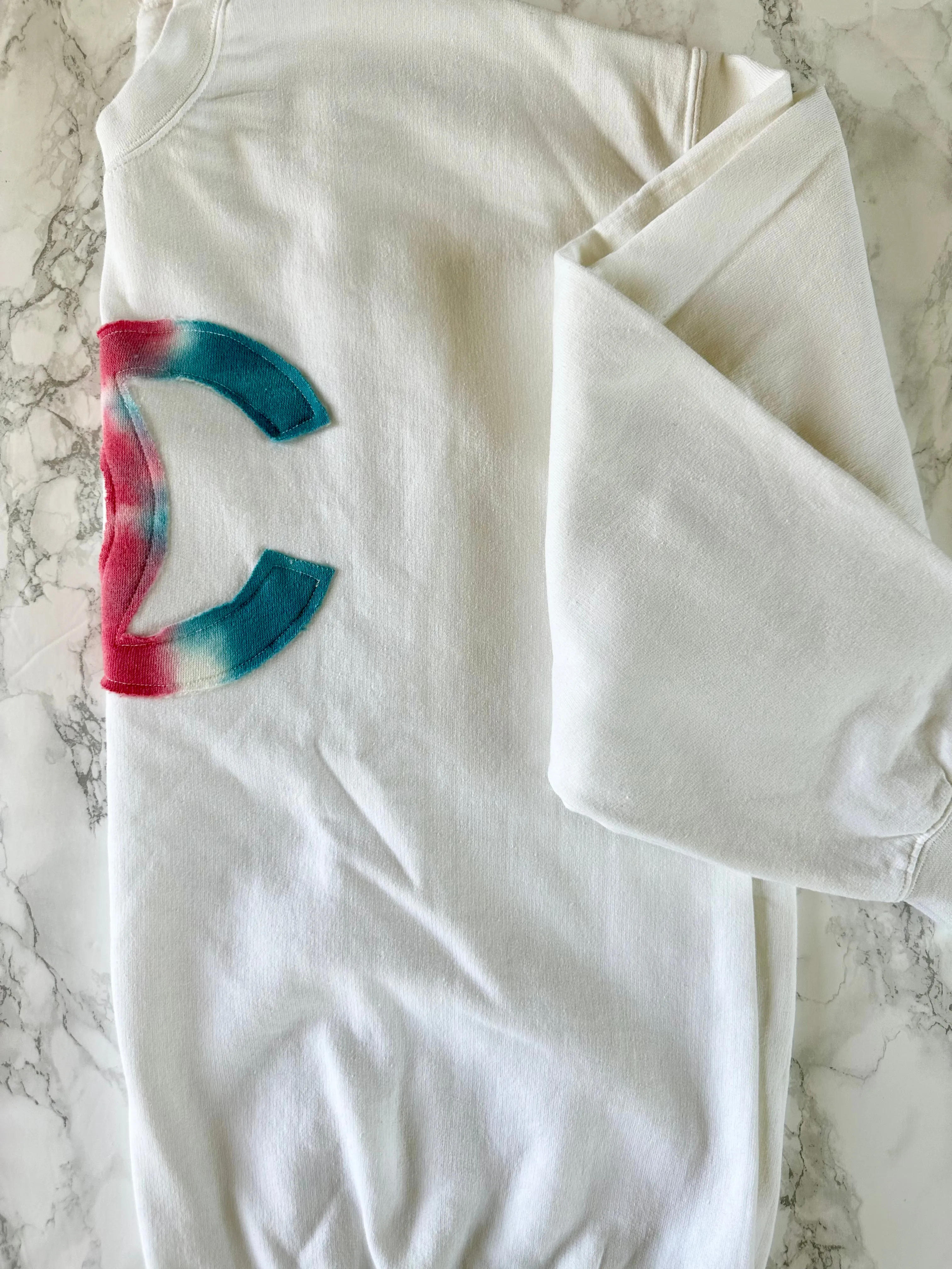 BEST SELLER!! Icon Ombre Patch Oversized Sweatshirt sold by Glitzy Bella product image thumbnail 3