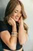 BEST SELLER!! Golden Hour Stretch Bracelet Set in Gold and Silver sold by Glitzy Bella
