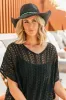 FINAL SALE!! Arizona Turquoise Straw Cowboy Hat in Black sold by Glitzy Bella