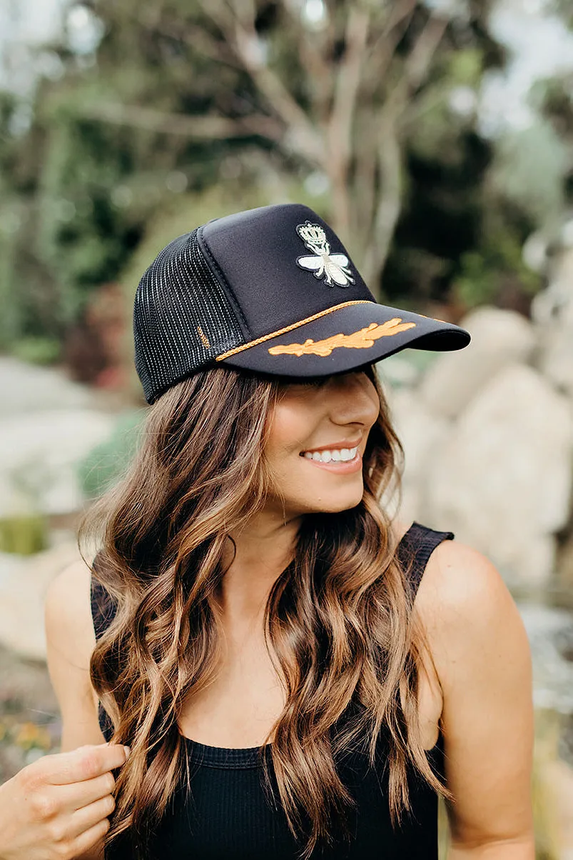 The Ascot Bee Trucker Hat sold by Glitzy Bella product image thumbnail 3