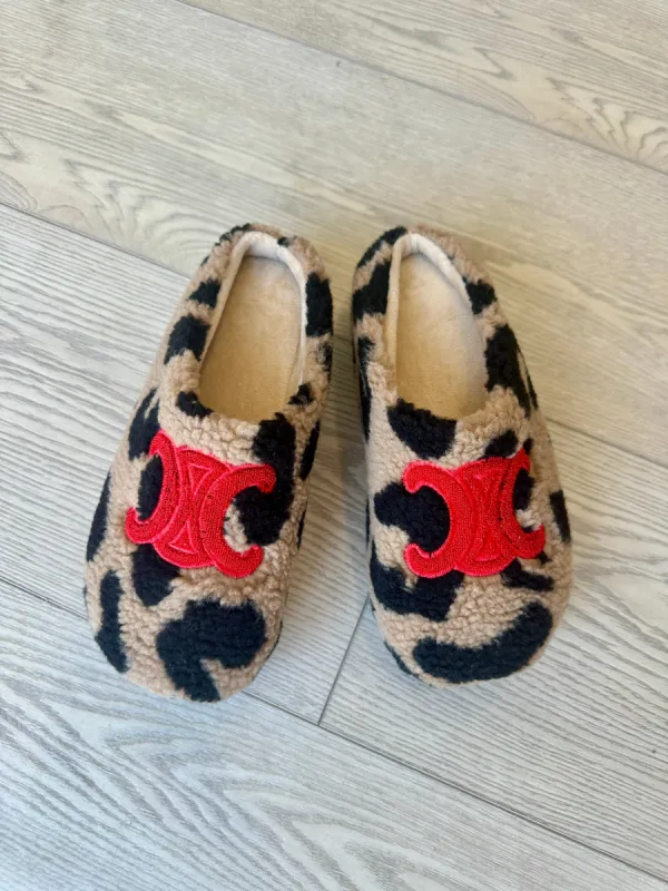 FINAL SALE!! Sasha Platform Slippers in Leopard sold by Glitzy Bella