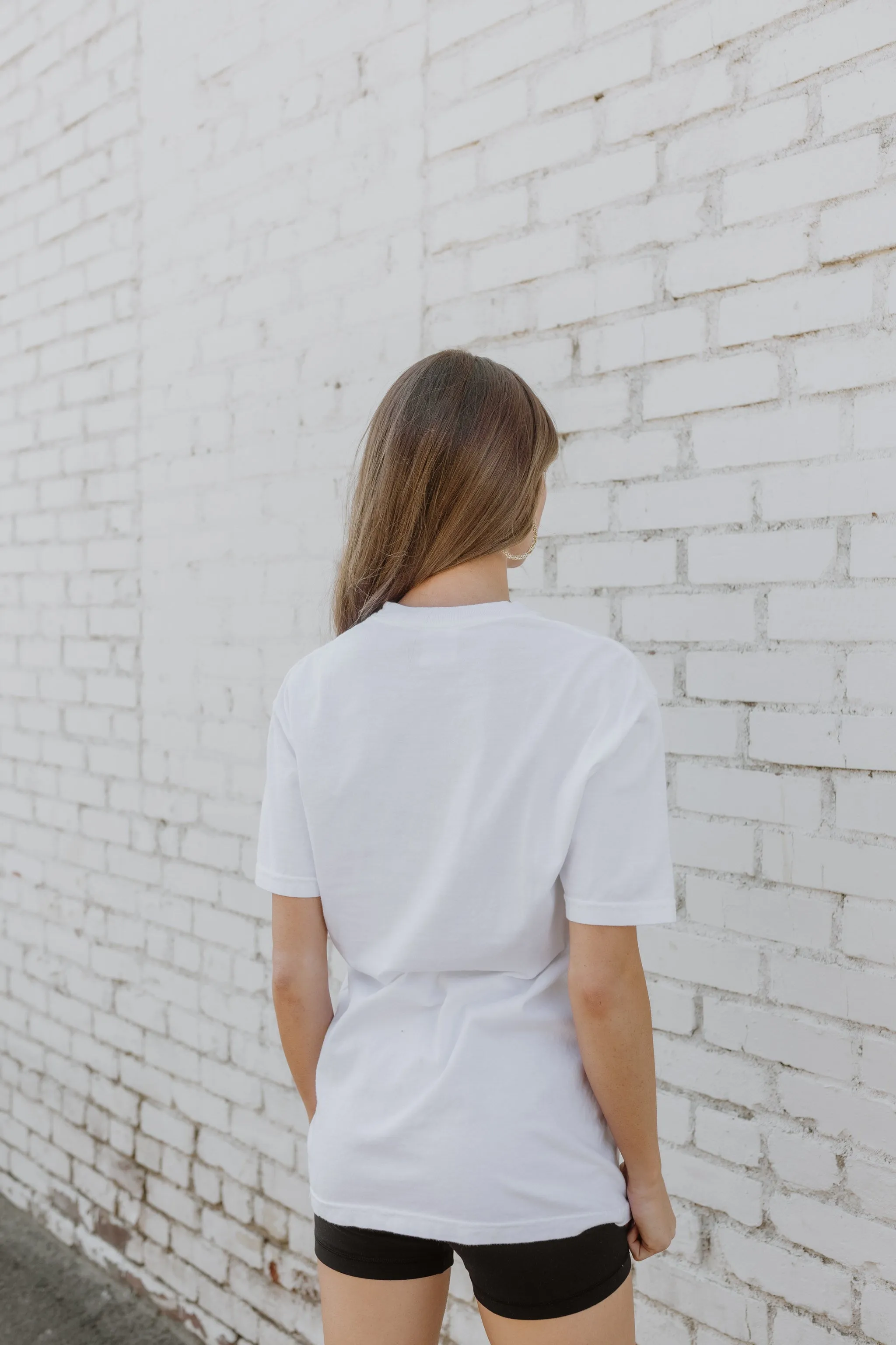 NEW!! The "Paris Print" Tee in White sold by Glitzy Bella product image thumbnail 4