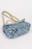 NEW!! Quilted Denim and Gold Purse sold by Glitzy Bella