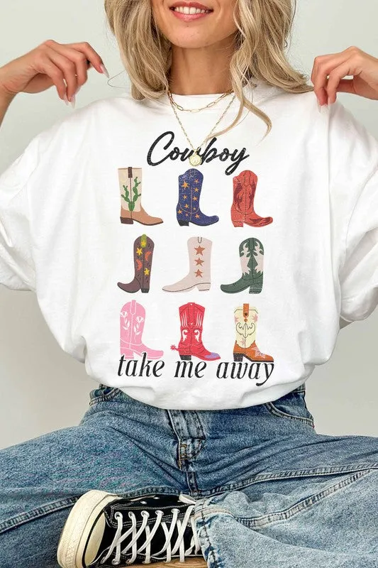FINAL SALE!! Take Me Away Oversized Graphic Tee sold by Glitzy Bella product image thumbnail 2