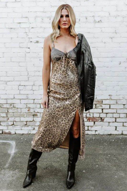 FINAL SALE!! Metallic Leopard Print Dress sold by Glitzy Bella
