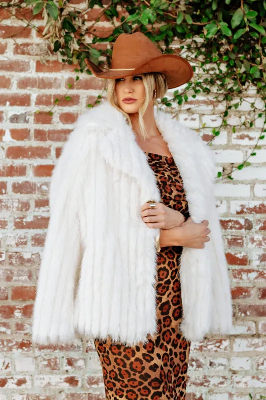 NEW!! Salt Lake Fur Coat by Show Me Your Mumu sold by Glitzy Bella