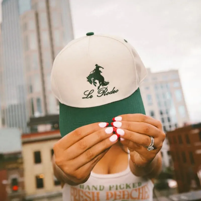 FINAL SALE!! Le Rodeo Vintage Trucker in Green sold by Glitzy Bella