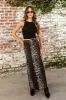 FINAL SALE!! The Leopard Lauren Denim Midi Skirt sold by Glitzy Bella