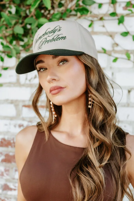 NEW!! "Somebody's..." Trucker Hat in Khaki/Green sold by Glitzy Bella