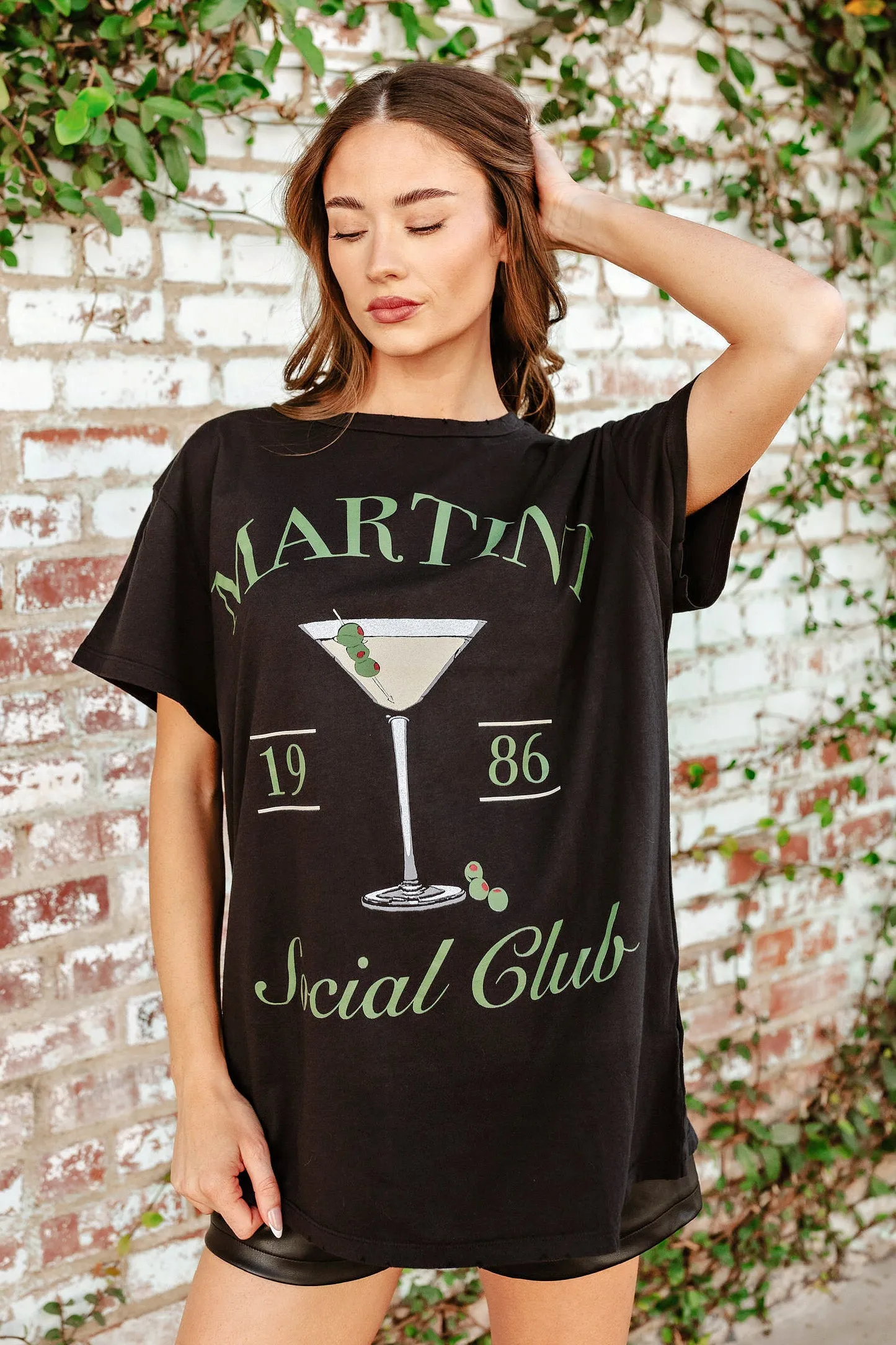 FINAL SALE!! Martini Social Club Tee sold by Glitzy Bella product image thumbnail 4