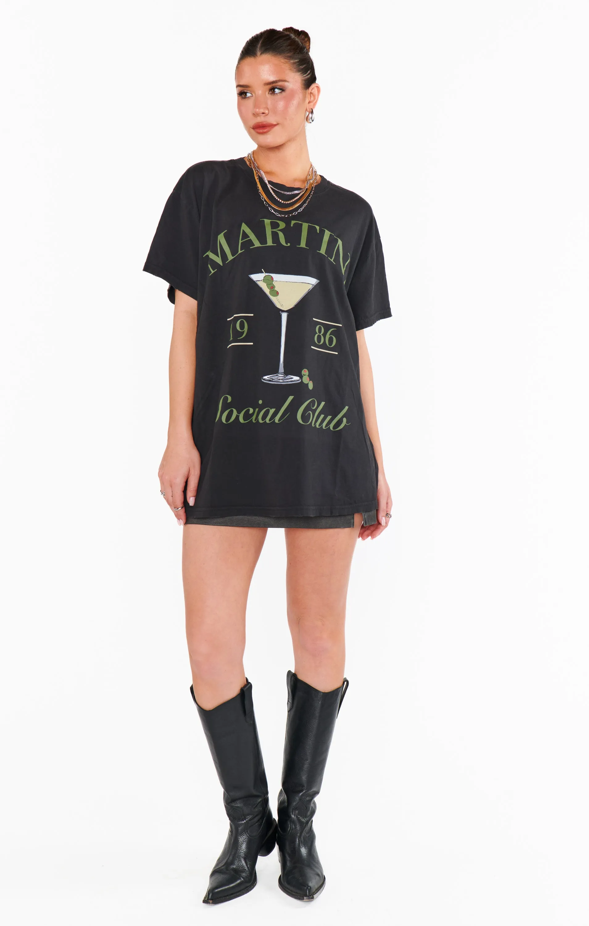 FINAL SALE!! Martini Social Club Tee sold by Glitzy Bella product image thumbnail 5