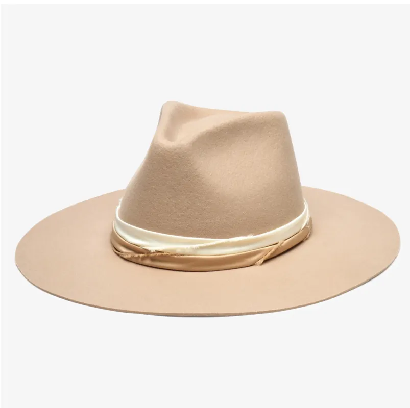 FINAL SALE!! Austin Wool Panama in Taupe sold by Glitzy Bella