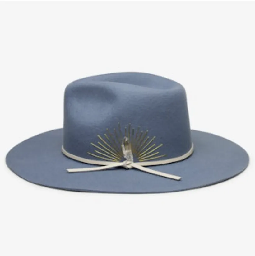 FINAL SALE!! McVie Wool Panama in Blue sold by Glitzy Bella