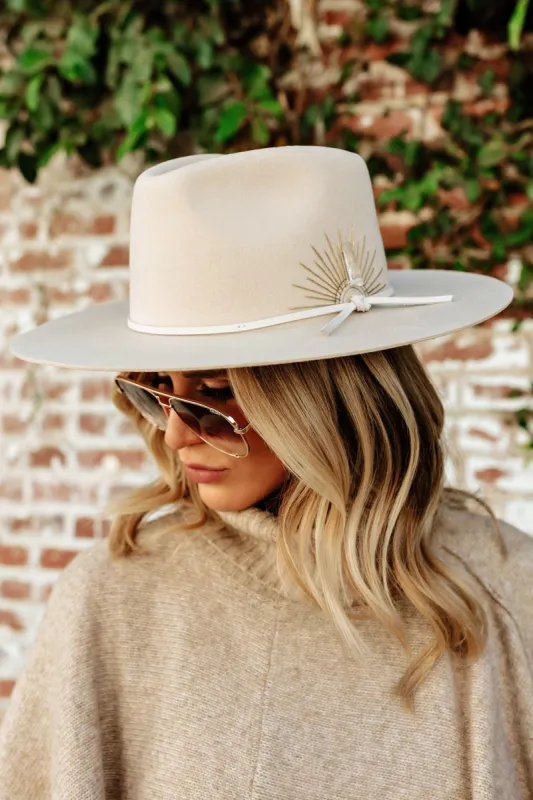 FINAL SALE!! McVie Wool Panama in Bone made by Glitzy Bella